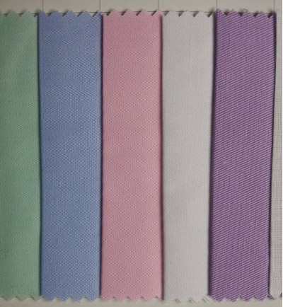 DG- SNYU雙層紗布C 21*21/60*42  漂白細斜T/C 32*32/130*70 單層紗布C 40*40/38*32 耐漂白水 耐氯漂 制服 Anti bleaching bleaching resistant 側面照